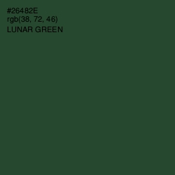 #26482E - Lunar Green Color Image